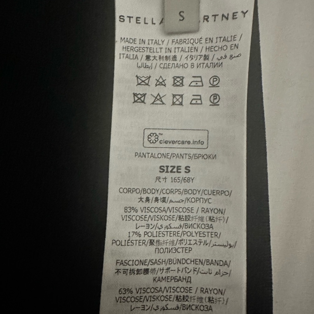 Stella McCartney compact knit Flare Pants NWOT - Picture 8 of 9